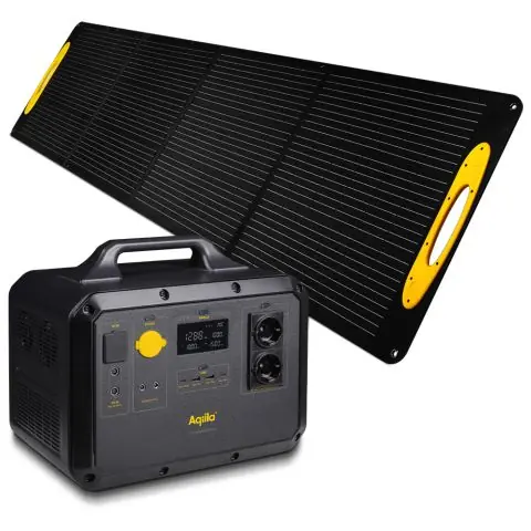 Snabb frakt Aqiila Powerbird S1500 + Sunbird P200 Solpanelpaket